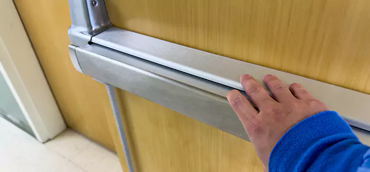 Installing a Push Bar on a Door Milledgeville